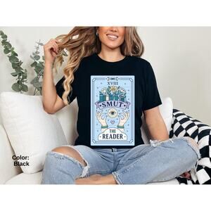 The Reader Tarot Shirt Smut Bookish Fantasy Romance Booktok Gift Romantasy Tee